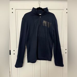 Men’s Navy Fleece Quarter Zip